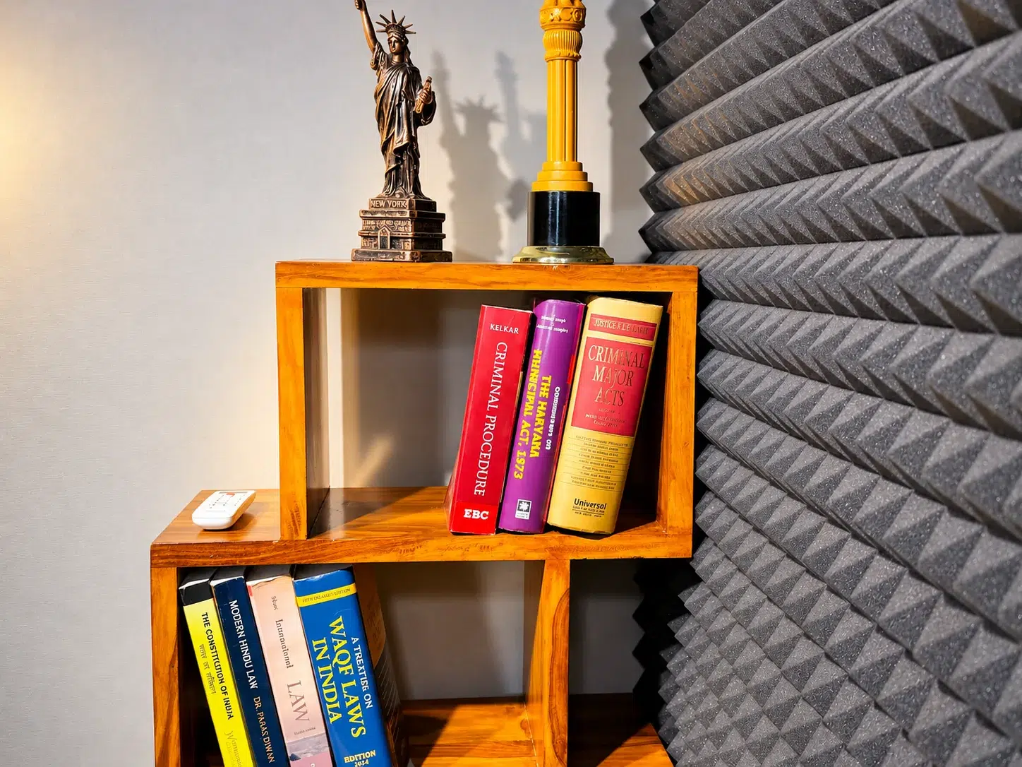 Interior details inside Speedy Clicks podcast studio