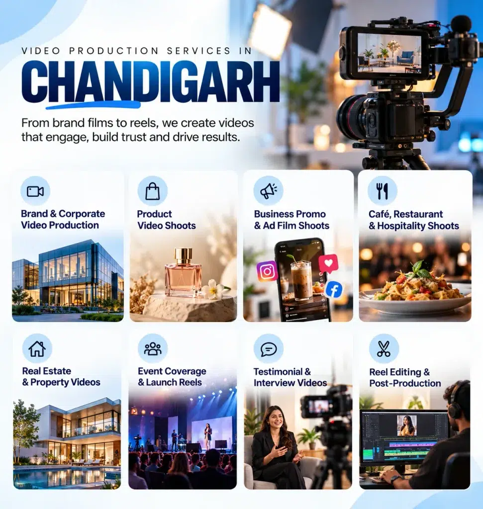 best video production and reel shoot agency in chandigarh